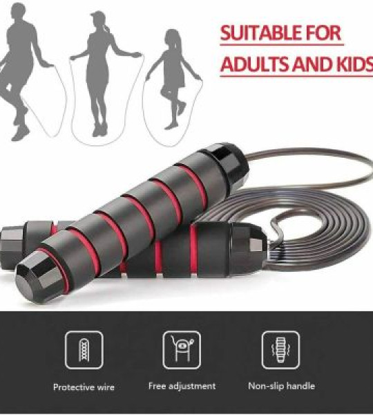 Jump Rope Gym Aerobic Exercise Boxing Skipping Adjustable Bearing Speed Fitness