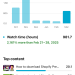 Youtube watchtime(4000 hours)