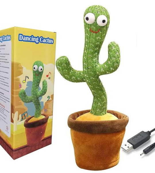 Dancing Cactus Rechargable ( With Android Cable)
